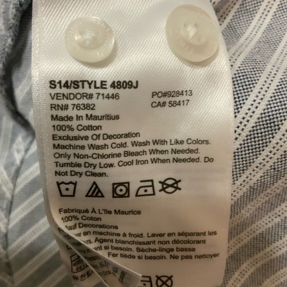 Timberland no striped men’s button down. Size XXL - Picture 4 of 4